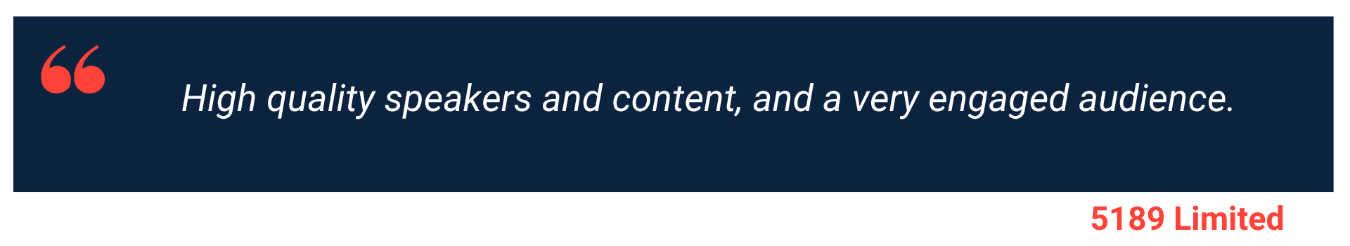 Axco Global Insurance Summit past attednee testimonial