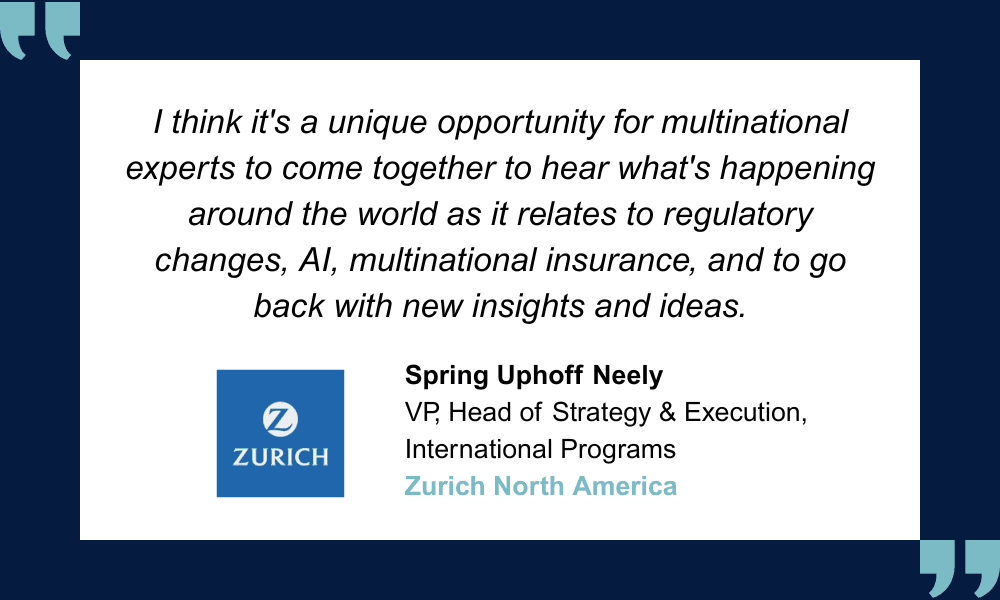 Axco Global Insurance Summit Americas 2024 testimonials Zurich North America