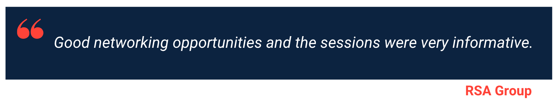 Axco Global Insurance Summit past attednee testimonial