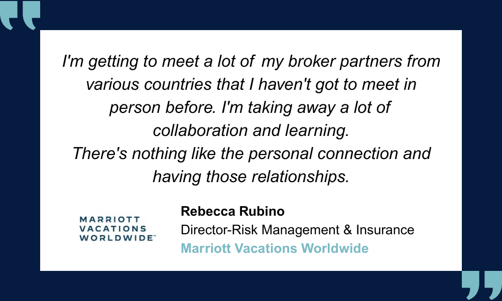 Axco Global Insurance Summit Americas 2024 testimonials Marriott Vacations Worldwide